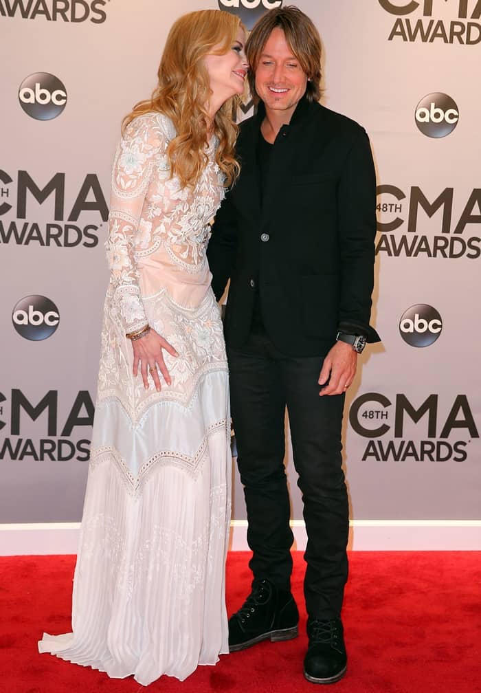 Nicole Kidman attended the 48th annual CMA Awards in Nashville with her husband, Keith Urban