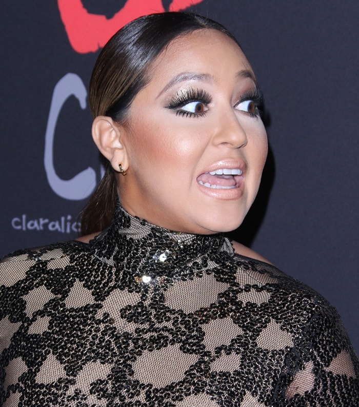 Singer Adrienne Bailon attends Rihanna's First Annual Diamond Ball at The Vineyard on December 11, 2014 in Beverly Hills, California. 
