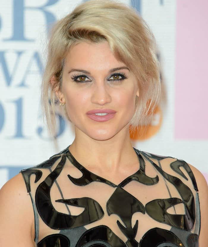 Ashley Roberts wore a dress by Natalia Kaut, a British fashion designer specializing in Haute Couture