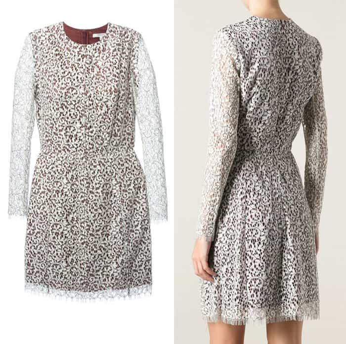 Carven Lace Flared Dress
