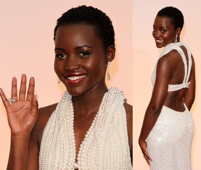 Lupita Nyong'o made a fashion statement at the 2015 Oscars even though she wasn't nominated or didn't star in a nominated film
