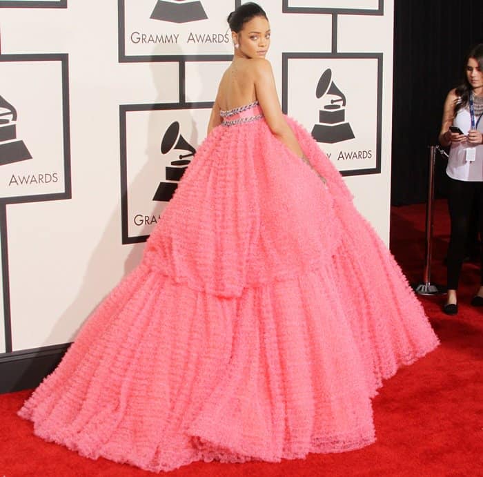 Rihanna was named both best and worst dressed at the Grammy Awards