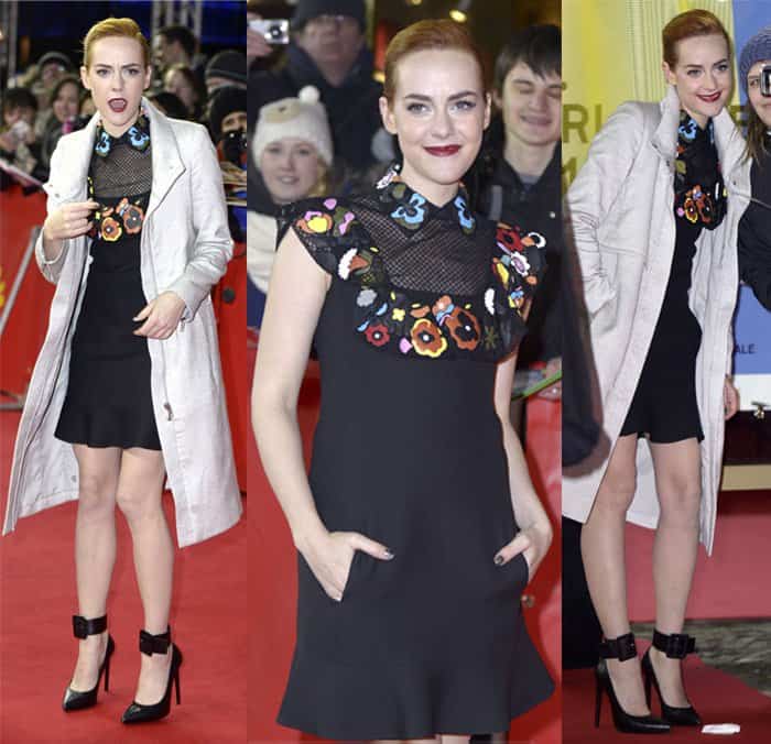 At the 2015 Berlinale International Film Festival at Zoo Palast on February 7, 2015, in Berlin, Germany, Jena Malone graced the red carpet at the premiere of "Angelica" wearing a stunning dress from Valentino's Resort 2015 collection
