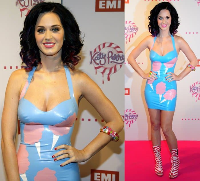 Katy Perry at her concert at Postbahnhof am Ostbahnhof in Berlin on September 5, 2010