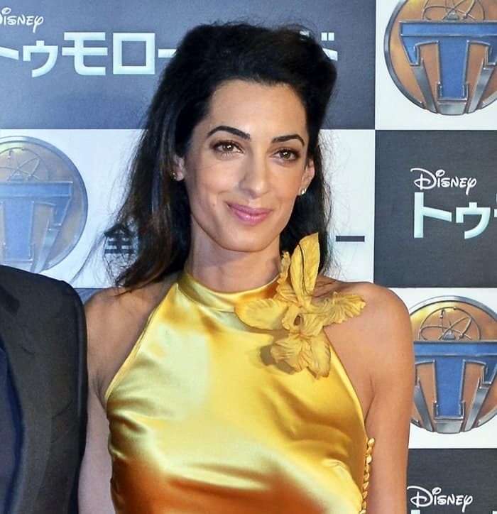The design of Amal Clooney's dress was sophisticated and recalls the haute couture looks Galliano created for Dior
