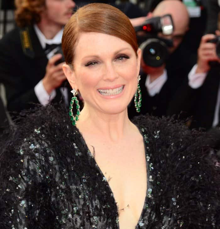 Julianne Moore graced the opening ceremony and premiere of 'La Tete Haute' ('Standing Tall') at the 2015 Cannes Film Festival