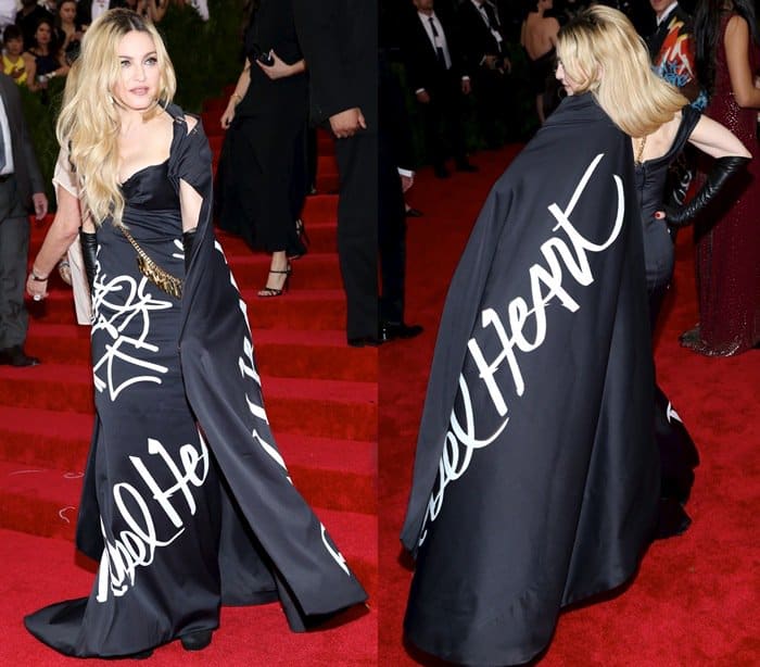 Madonna at the 2015 Met Gala held at the Metropolitan Museum of Art in New York City on May 4, 2015