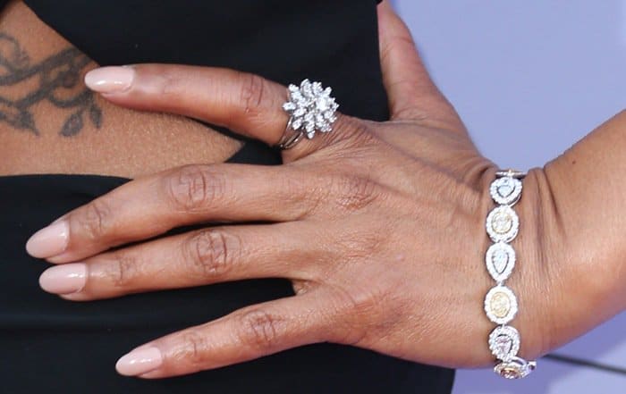 Taraji P. Henson made a bold statement with glittering jewelry