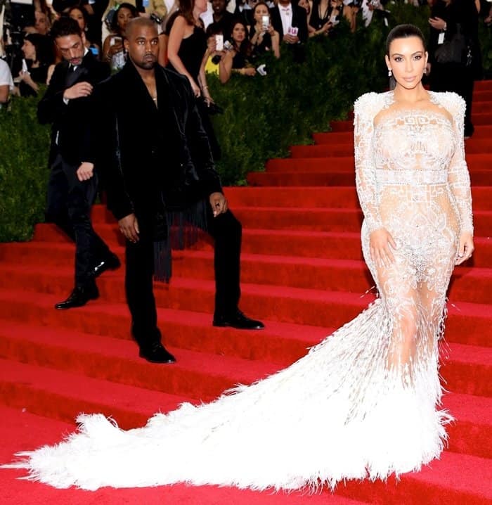 Kim Kardashian at the "China: Through the Looking Glass" Costume Institute Benefit Gala at the Metropolitan Museum of Art