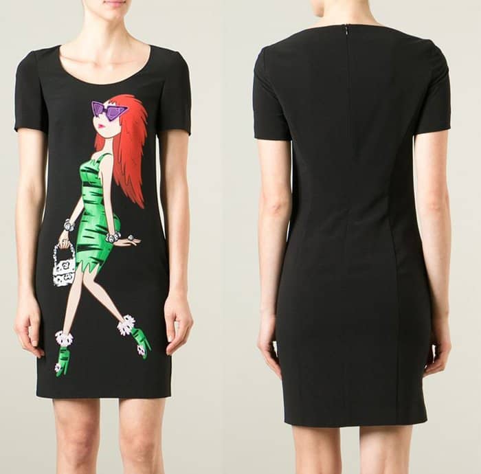 Boutique Moschino Character Print T-shirt Dress
