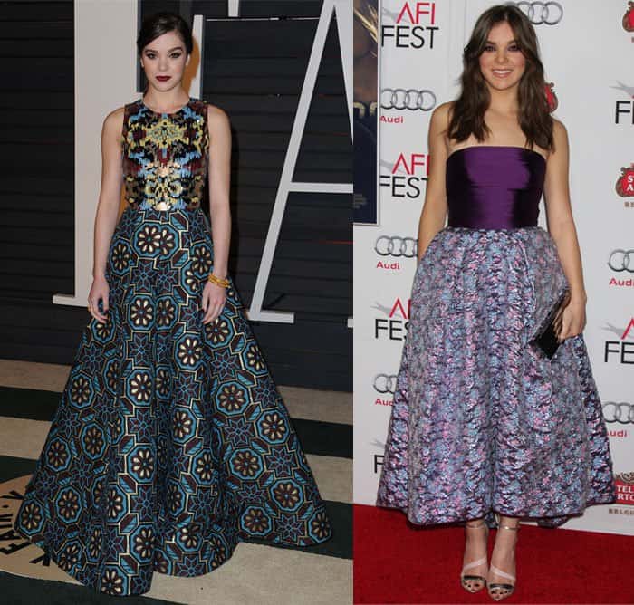 Hailee Steinfeld's ability to transform herself also extends to her wardrobe choices