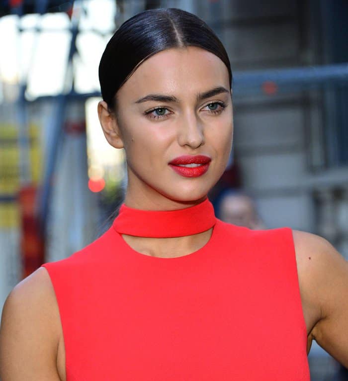 Irina Shayk made a stunning appearance at the Vogue Paris Foundation Gala during Haute Couture Fashion Week