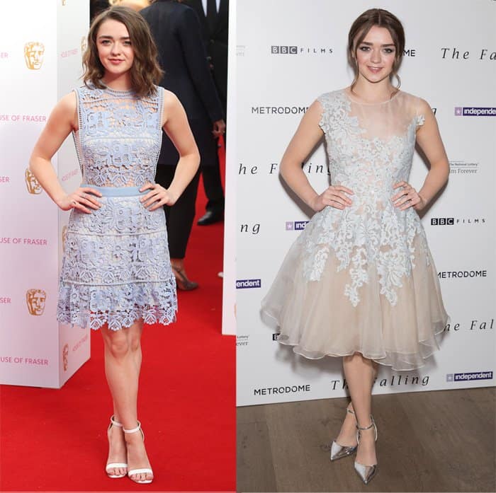 The young and talented Game of Thrones star, Maisie Williams, fearlessly takes on the red carpet with the same courage as her character Arya