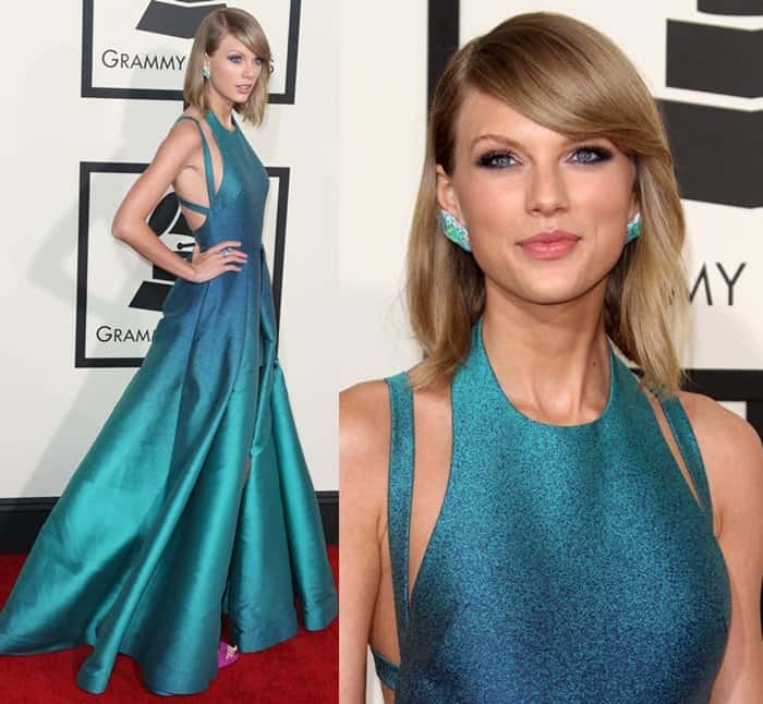 Taylor Swift at the 57th Annual Grammy Awards
