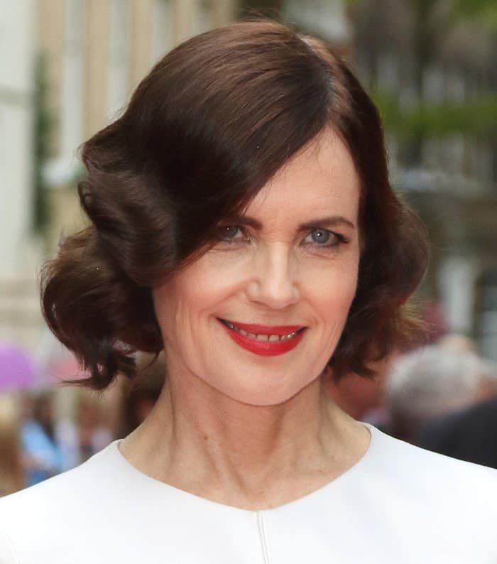 Elizabeth McGovern attends as BAFTA celebrate "Downton Abbey" at Richmond Theatre on August 11, 2015, in Richmond, England