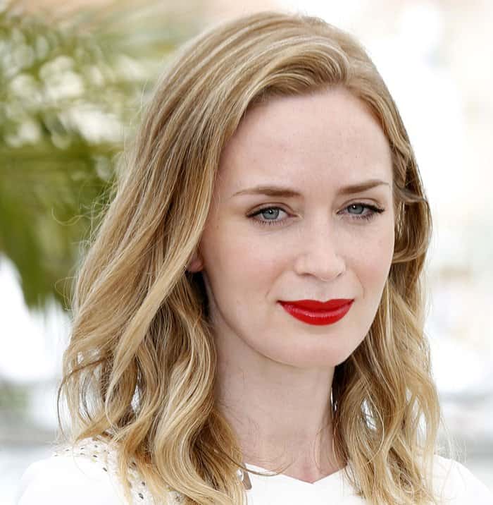 Emily Blunt made a stunning appearance at the 'Sicario' Photocall during the 68th annual Cannes Film Festival