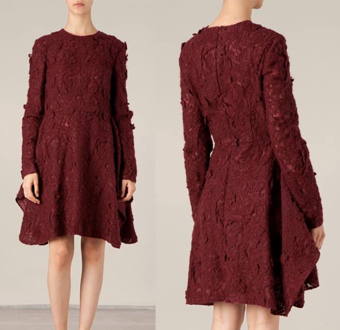Giambattista Valli Lace Embroidery Dress