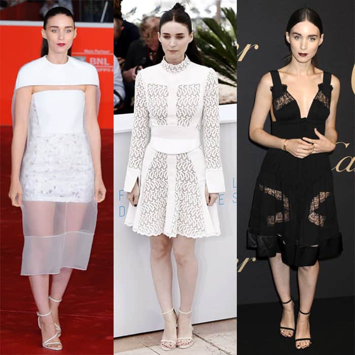 Rooney Mara is known for her minimalist and elegant style, which often features one color from head to toe