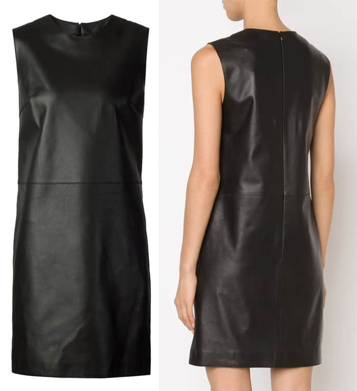 Calvin Klein Collection Leather Shift Dress