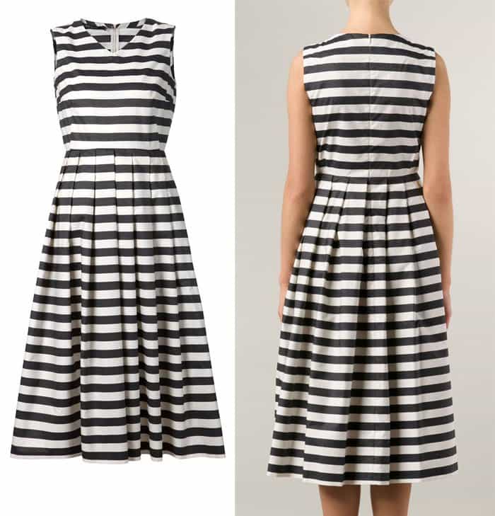 Sofie D Hoore Striped Flare Dress
