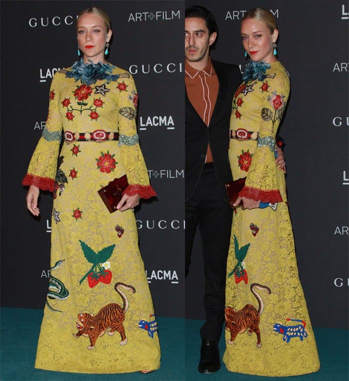 Chloe Sevigny at the LACMA 2015 Art + Film Gala honoring James Turrell and Alejandro G Inarritu, presented by Gucci in California on November 9, 2015