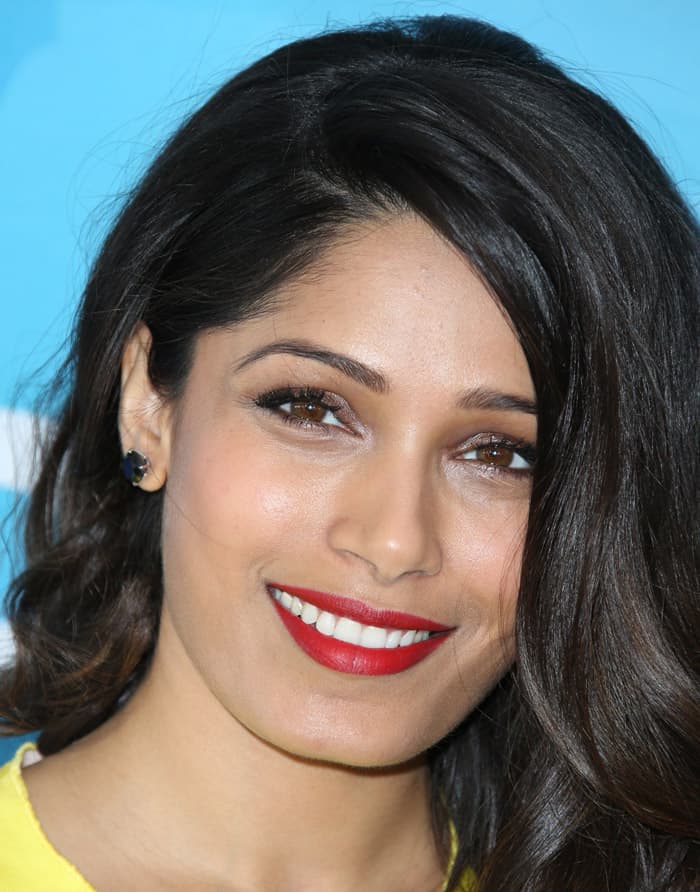 Freida Pinto attends the WWD And Variety inaugural Stylemakers' event