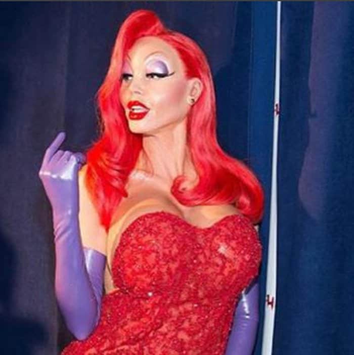 Heidi Klum once again left us in awe when she appeared as a flawlessly rendered Jessica Rabbit