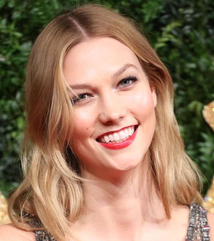 Karlie Kloss attends the British Fashion Awards 2015