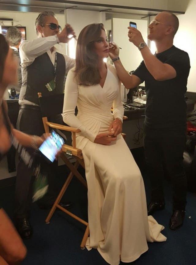 Caitlyn Jenner has shared the story behind the white Atelier Versace gown she wore to receive the Arthur Ashe Courage Award at the ESPYs, explaining that Donatella Versace reached out to her and designed the dress