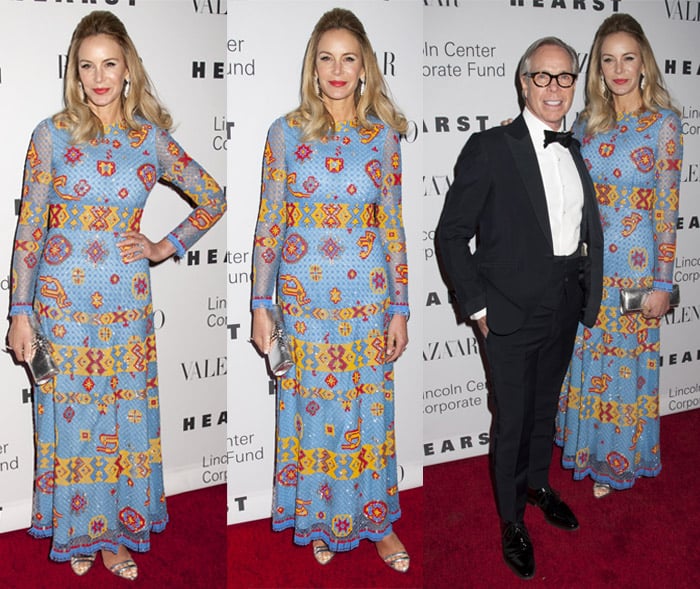 Fashion designer Tommy Hilfiger and Dee Ocleppo Hilfiger attend "An Evening Honoring Valentino"