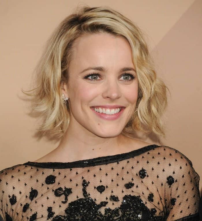 The beautiful, feminine, and edgy elements of Rachel McAdams' dress make it a standout on the red carpet
