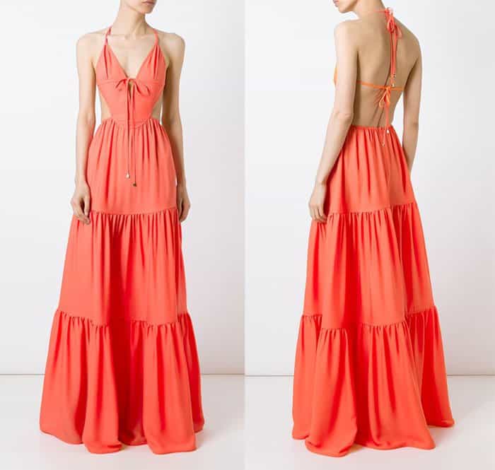 DSQUARED2 Fitted Bodice Maxi Dress