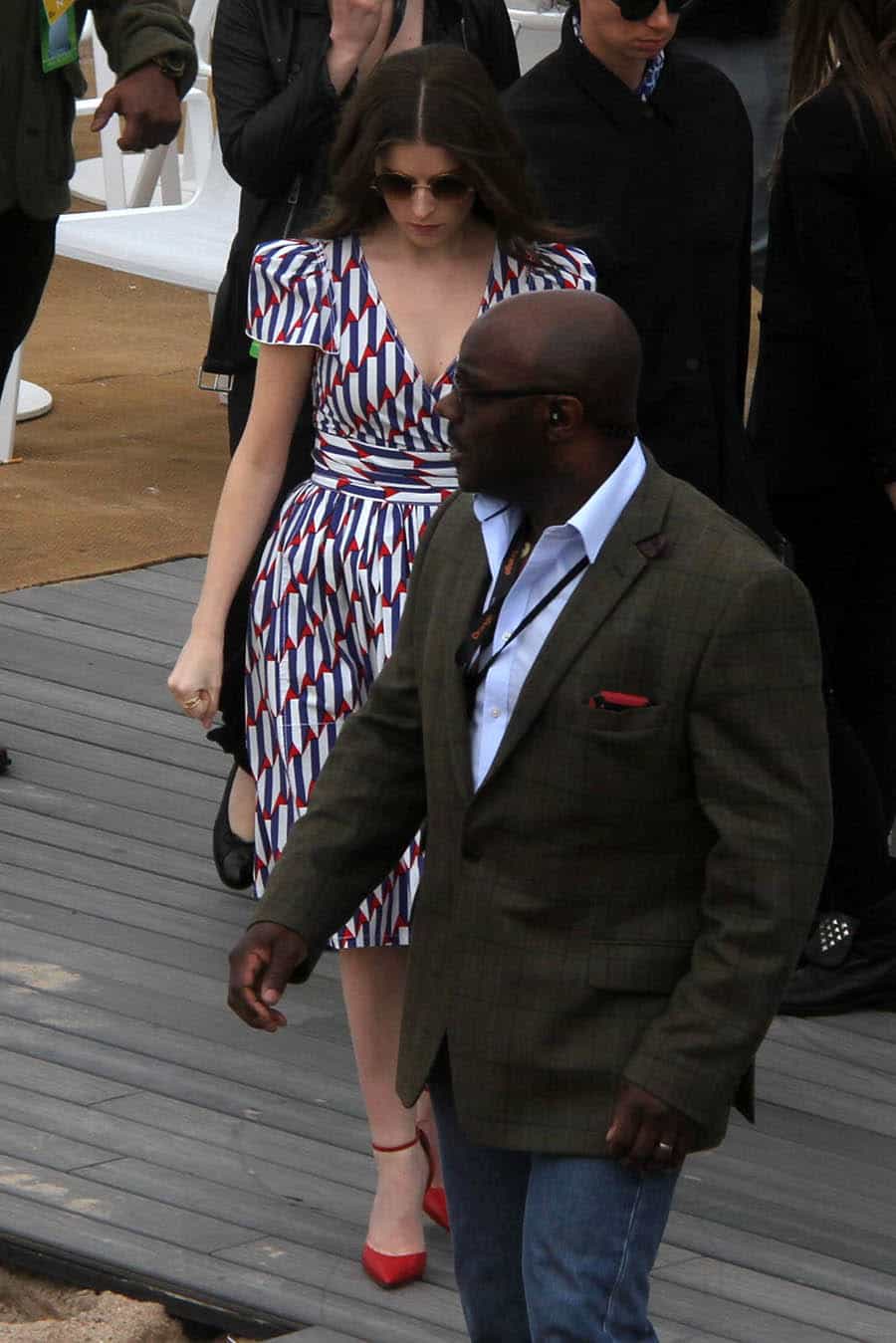 Justin Timberlake and Anna Kendrick seen in Cannes before attending the photocall of their new film 'Trolls'.