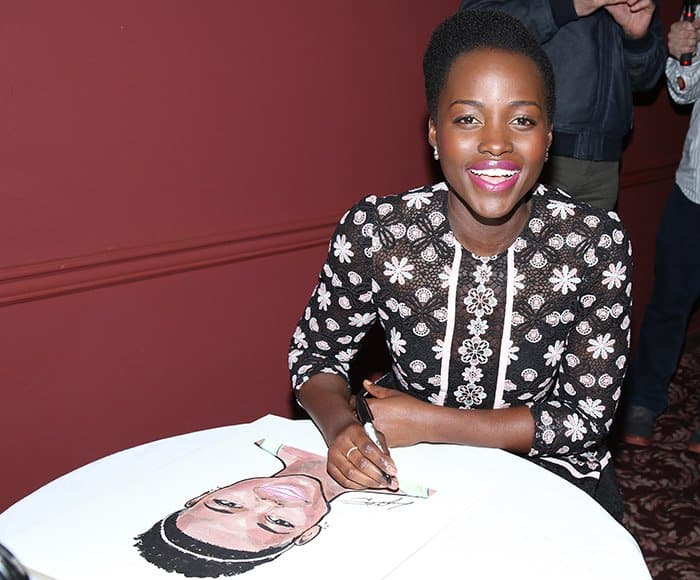 Lupita Nyong'o Sardi's Portrait Unveiling