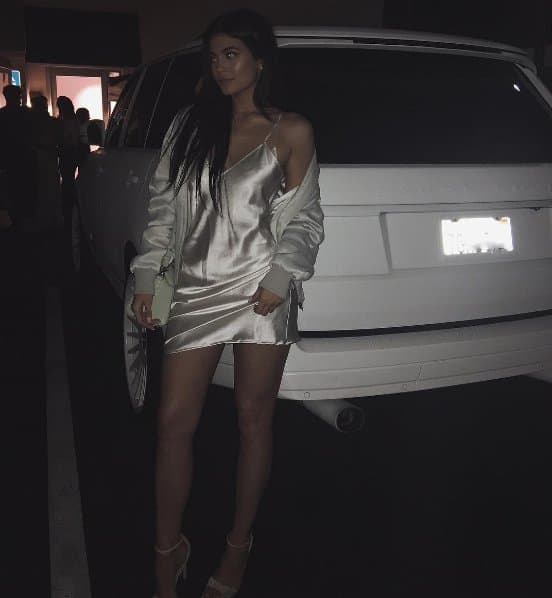 Do you think Kylie did a much better job rocking the slip dress trend?