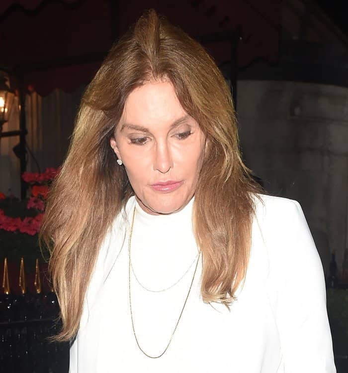 Caitlyn Jenner's choice of attire was nothing short of impeccable – a form-fitting dress that exuded sophistication and allure