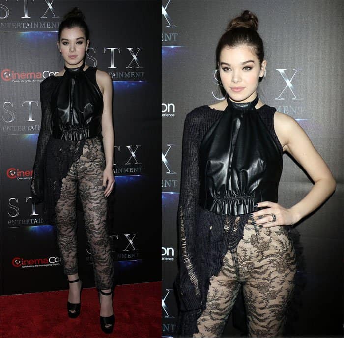 Hailee Steinfeld at the STX Entertainment Presentation Following CinemaCon’s State of the Industry: Past, Present and Future at Caesar’s Palace Resort and Casino in Phoenix on April 12, 2016