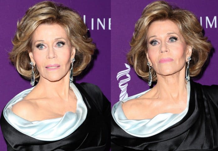Jane Fonda wearing Atelier Versace at the 19th Costume Designers Guild Awards