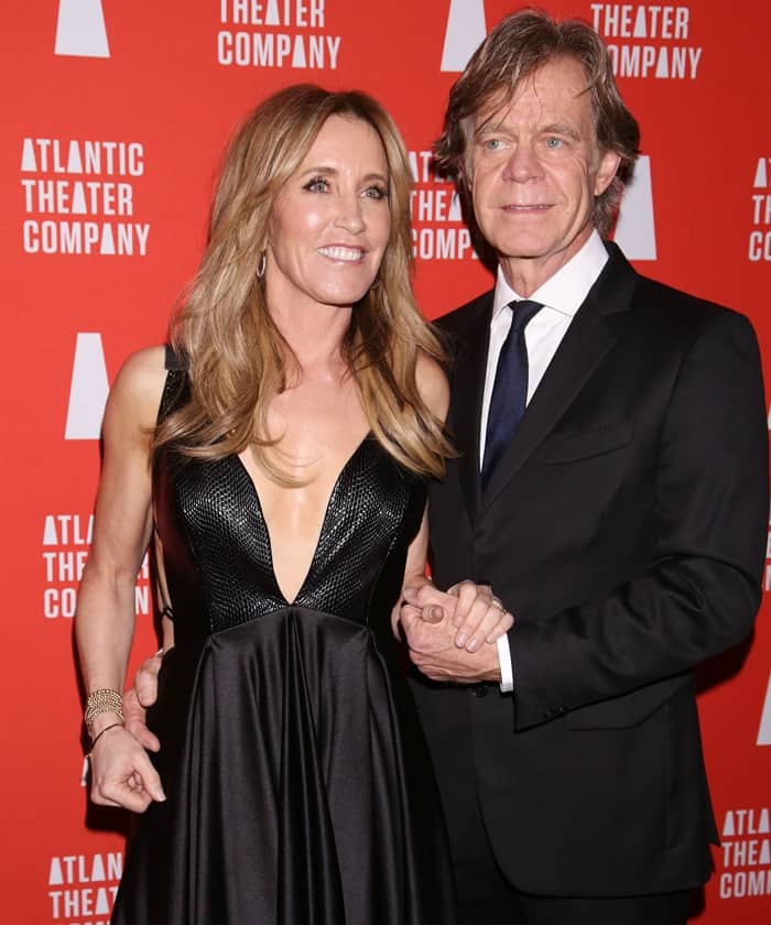 Felicity Huffman with husband William H. Macy at the Atlantic Theater Company Directors' Choice Gala
