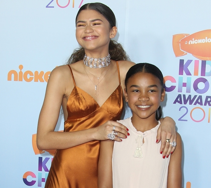 Zendaya was born an aunt and has numerous nieces and nephews