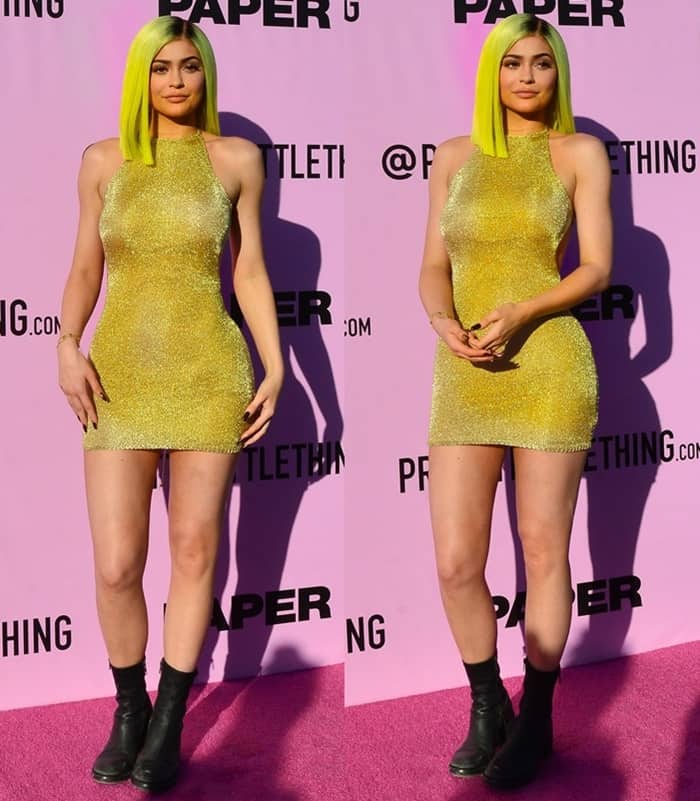 Kylie Jenner At The Paper And Pretty Little Thing Party In Palm Springs on April 15, 2017