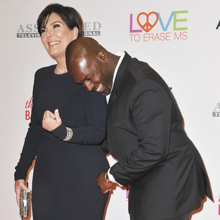 Kris Jenner was joined by her 36-year-old boyfriend Corey Gamble at the Race to Erase MS Gala