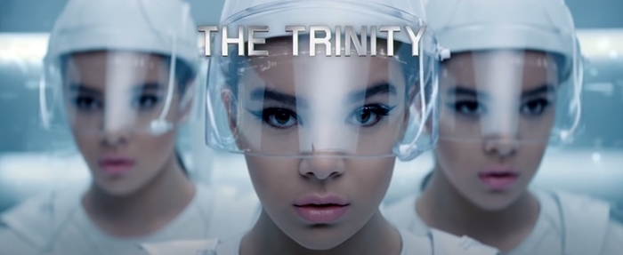 One of the youngest members of Taylor Swift’s squad, Hailee Steinfeld stars as the Trinity in the music video for Bad Blood